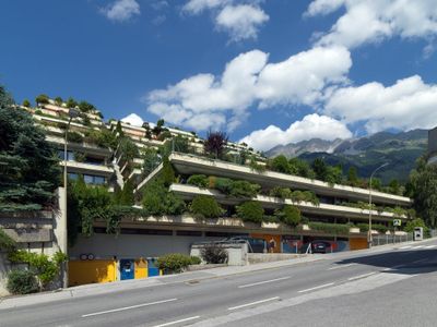 Norbert Heltschl, Terrassenhausanlage Hötting, Innsbruck, 1968–74
