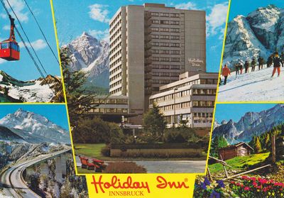 Holiday Inn, Innsbruck, Postkarte