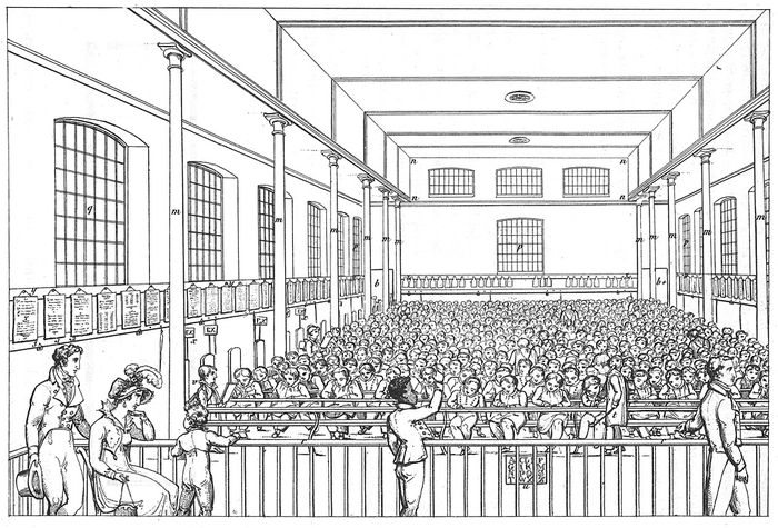 Entwurf für eine Volksschule für 300 Kinder, Committee of Council Education, 1840