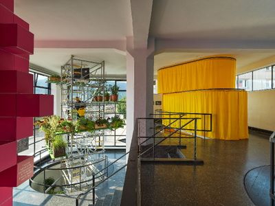 Blick in die Ausstellung "Architecture Speaks: The Language of MVRDV"