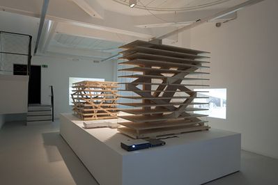 Blick in die Ausstellung "Christian Kerez: Traum & Wirklichkeit"