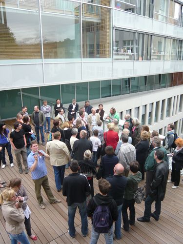 Architektur in Bewegung – Des Bürgers Garten. Führung durch den "Bürgergarten" mit Johann Obermoser Foto © aut. architektur und tirol