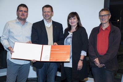 Anerkennung des Landes Tirol für "Dorfzentrum Steinberg am Rofan"