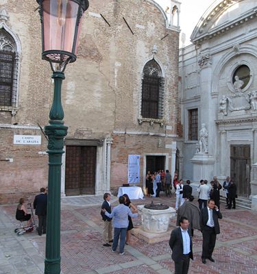 Österreichischer Beitrag auf der 13. internationalen Architekturausstellung „La Biennale di Venezia“ – Fest in der Antica Abbazia della Misericordia (© aut)