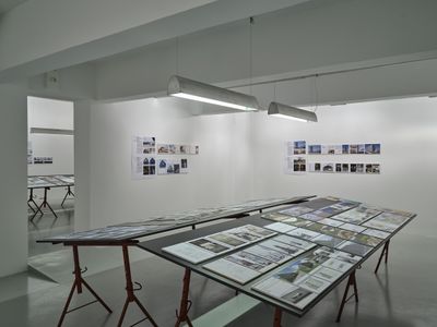 Blick in die Ausstellung "Neues Bauen in Tirol 2020"