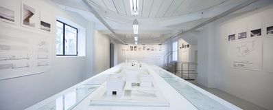 Blick in die Ausstellung "Álvaro Siza: Von der Linie zum Raum" im aut