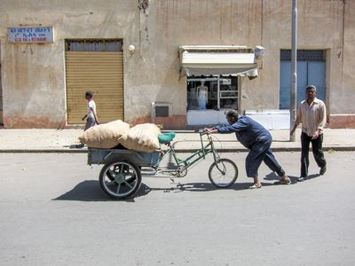 Straßenszene in Asmara