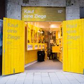 Pop-up Store für die Caritas