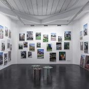 Blick in die Ausstellung "Italomodern 2" im aut