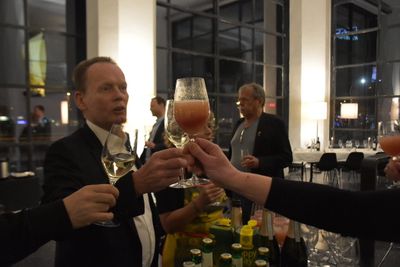 Abendessen mit Partnern, Sponsoren und Förderern im aut am 3. Feber 2024