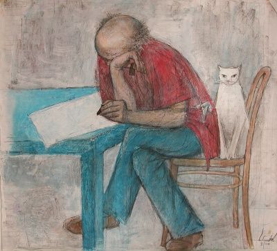 Selbstporträt Leopold Gerstel