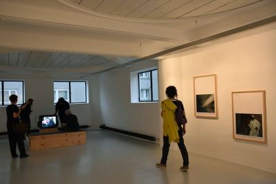Ausstellungseröffnung "Harun Farocki, Antje Ehmann: Arbeitsverhältnisse" im aut.