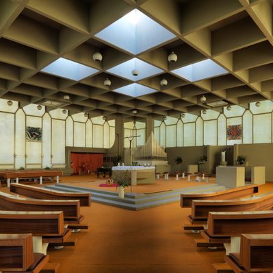 Horst Parson, Pfarrkirche Petrus Canisius, Innsbruck, 1969–71