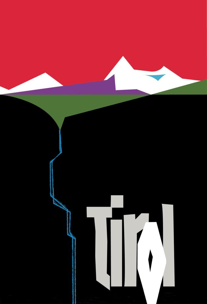 Arthur Zelger, Plakat Tirol, 1973/85