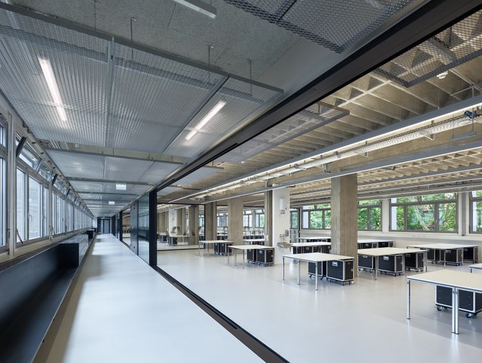 dieAngewandte, Wörle-Schwanzer Wing, Eugen Wörle and Karl Schwanzer, 1960–65; renovation: Riepl Kaufmann Bammer, 2015–18