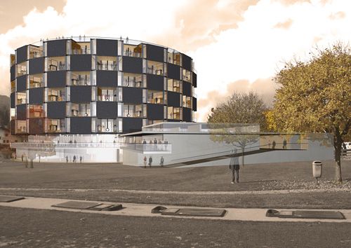 Wettbewerbsprojekt von Holz Box Tirol