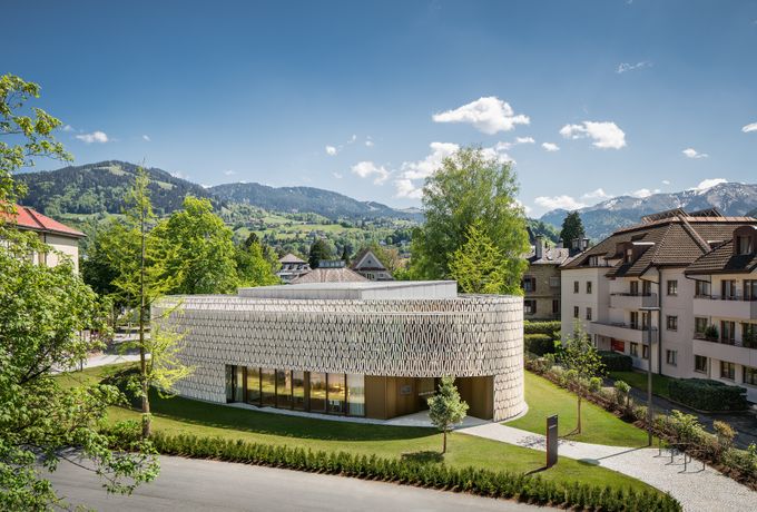 Stadtbibliothek Dornbirn Bauherrschaft: Stadt Dornbirn Architektur: Dietrich | Untertrifaller Architekten ZT GmbH, Bregenz und Christian Schmoelz Architekt ZT, Röthis Fertigstellung: 2019