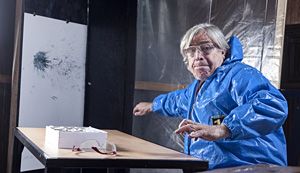 Bazon Brock und Thomas Feuerstein