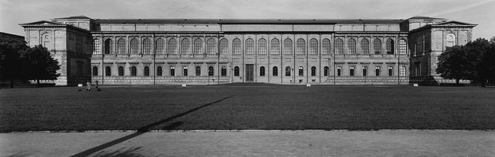 Hans Döllgast, Wiederherstellung der Alten Pinakothek, München, 1946 – 57, Gesamtansicht