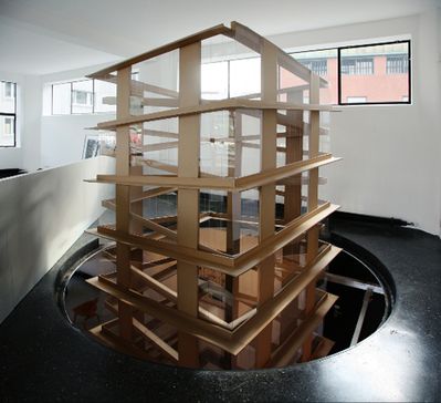 Blick in die Ausstellung "Bas Princen, Milica Topalovic: Invisible Frontier"