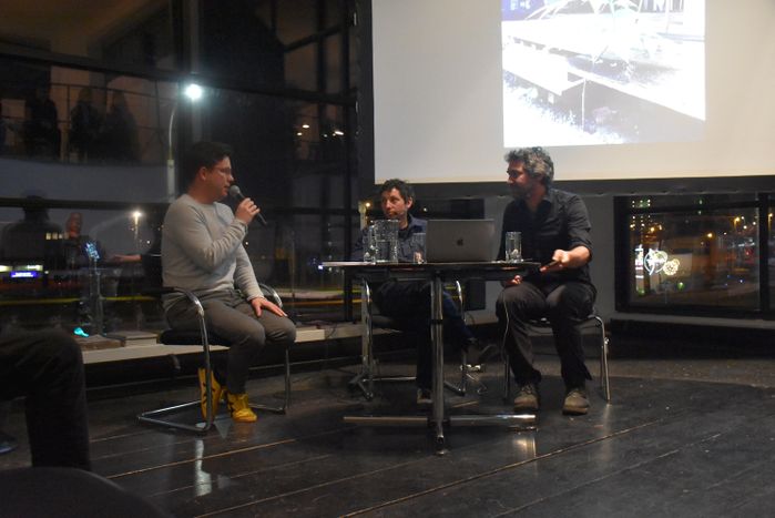 "Im Dialog" mit Elias Walch (Moderation), Simon Oberhammer und Oliver von Malm