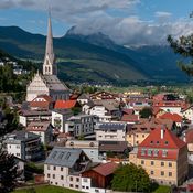 Blick auf die Oberstadt von Imst