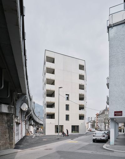 Wohnbau Kapuzinergasse, Innsbruck, 2023 – 2026 (Architektur: Giner + Wucherer)