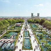 Place Napoléon, La Roche-sur-Yon / © Alexandre Chemetoff & Associé