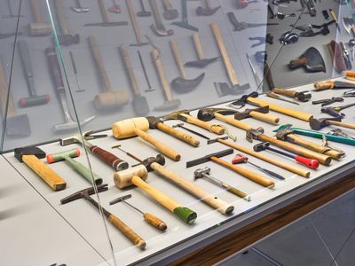 Blick in die Ausstellung "No Name Design" im aut