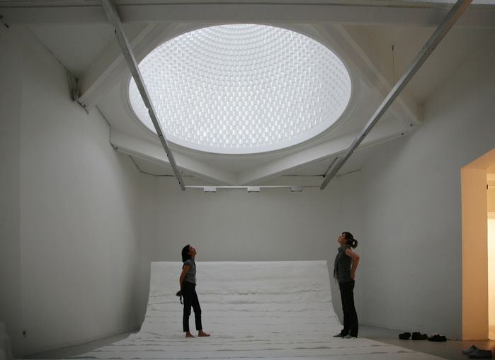 Blick in die Ausstellung im aut