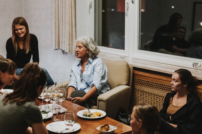 Aufnahmen vom Fest 25 Jahre vai Vorarlberger Architektur Institut in der Villa Müller, einer aktiven Leerstandsnutzung in Feldkrich
 Fotos: Angela Lamprecht