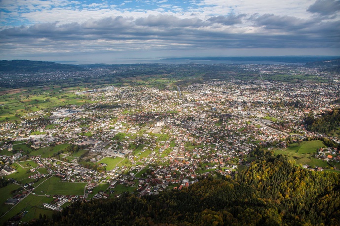 Luftbild Dornbirn
